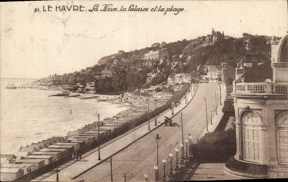 Le Havre. La Hève, der Kliff und der Strand — C. M. Le Havre, Nr. 21 - Vorderseite