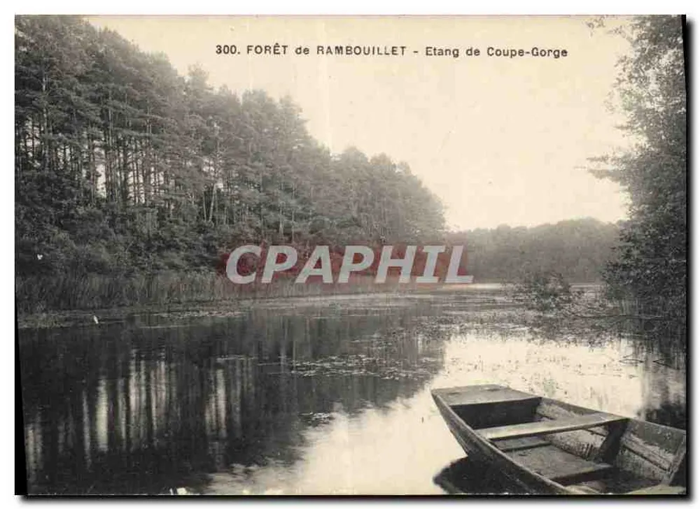 Foresta di Rambouillet — Lago di Coupe-Gorge — Larrange, editore - Recto