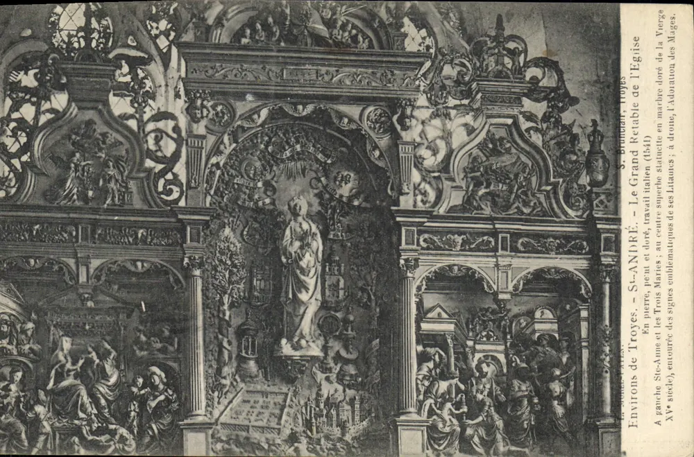 Saint-André — Il Grande Retable della Chiesa — Troyes — opera italiana del XV secolo - Recto