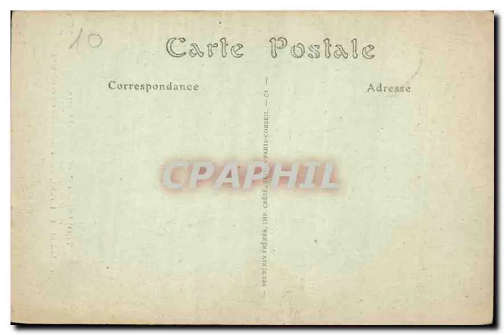 Troyes — Catedral de São Pedro, Batismo de São Agostinho — Editor: Hébréan Frères, N° 8497 - Verso