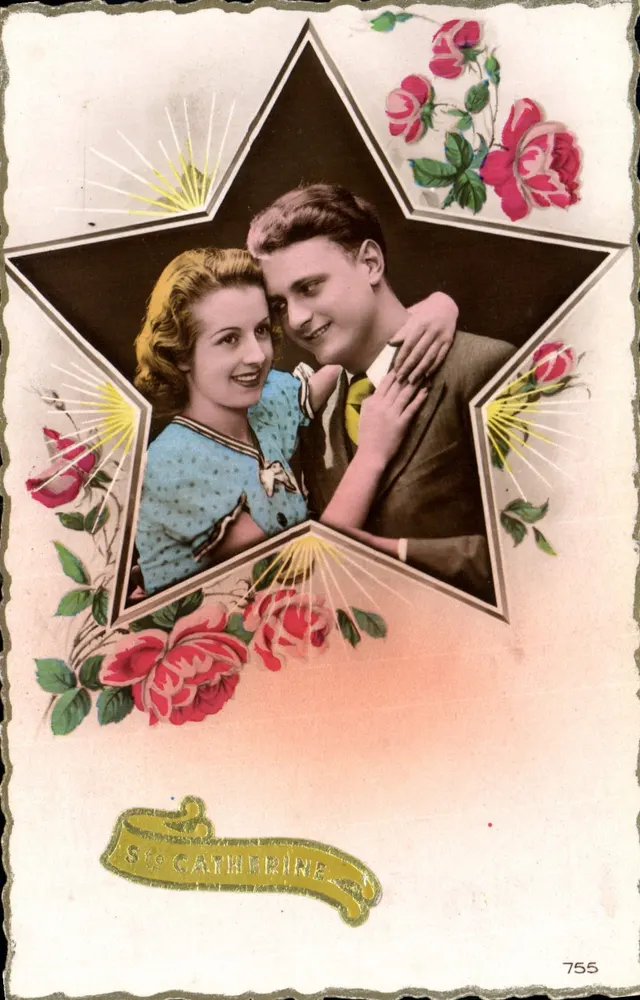 Santa Catarina — casal amoroso em uma estrela — editor Amag, n°755 - Frente
