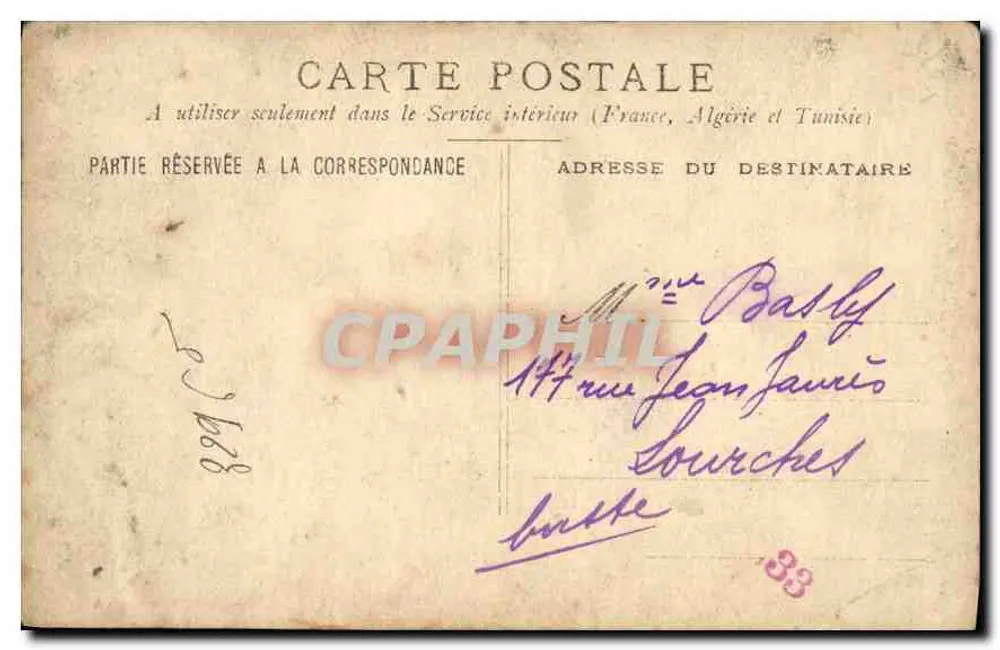 Jovem mulher — estúdio — editor desconhecido - Verso