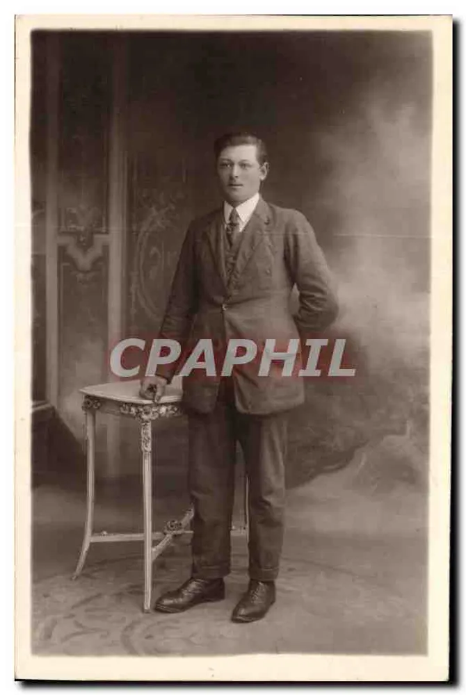 Retrato de um jovem — estúdio — H. VACHÈ, Saint-Quentin - Frente