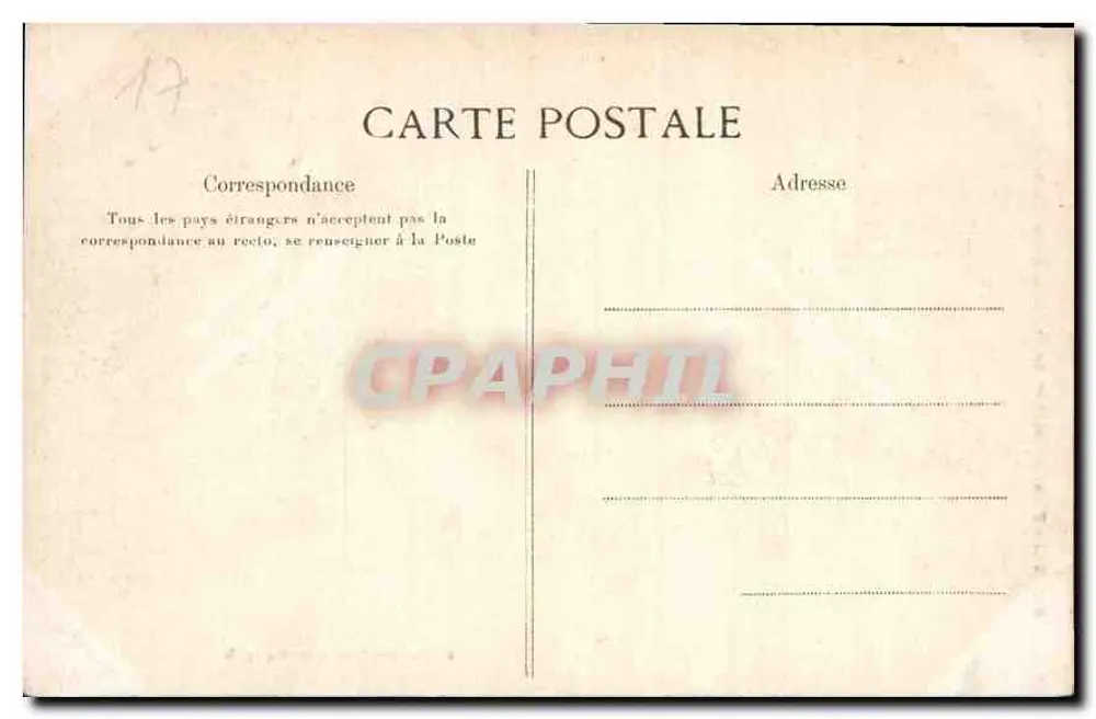 Saintes — Torre da Catedral de São Pedro — Editor não identificado, n° 21 - Verso