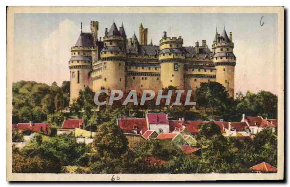 Castelo de Pierrefonds — Lado Norte — Editor Varin, n° 60 - Frente
