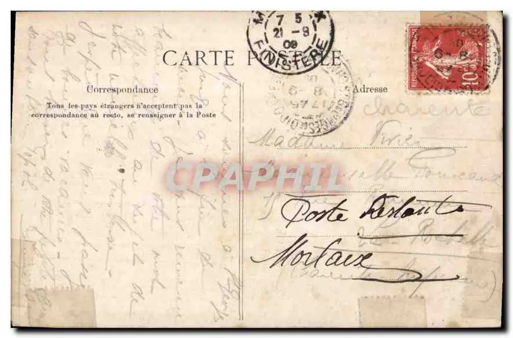 Royan — Der Sprung des Narren, bei Vallières — Sammlung L. P. - Rückseite