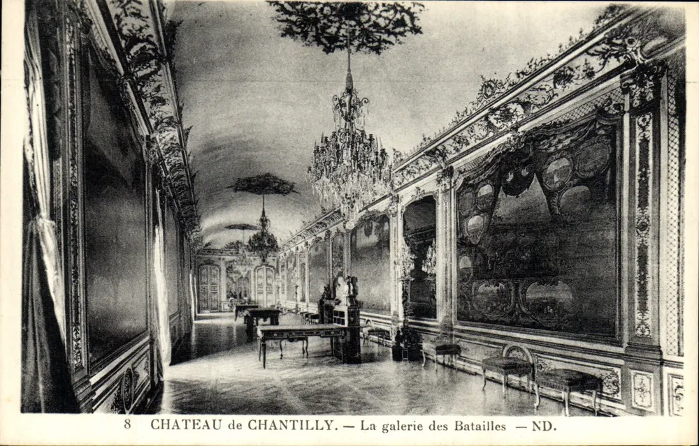 Schloss Chantilly — Die Schlachtgalerie — ND. - Vorderseite