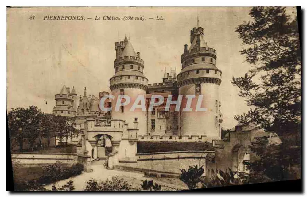 Pierrefonds — Zamek (strona południowa) — LL. — n°47 - Awers