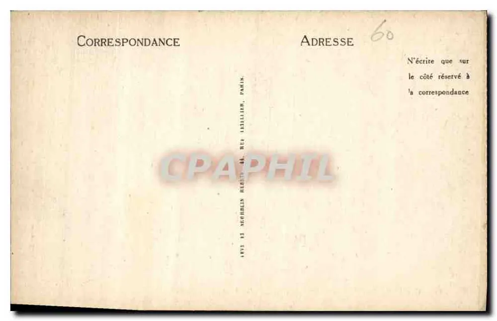 Compiègne - O Castelo - Salão das Flores - LL - Verso