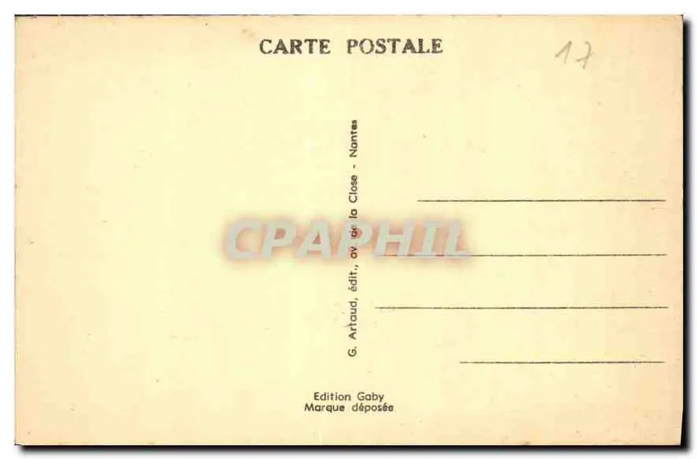 La Rochelle-Pallice — Der Môle d'Escale — Saby - Rückseite