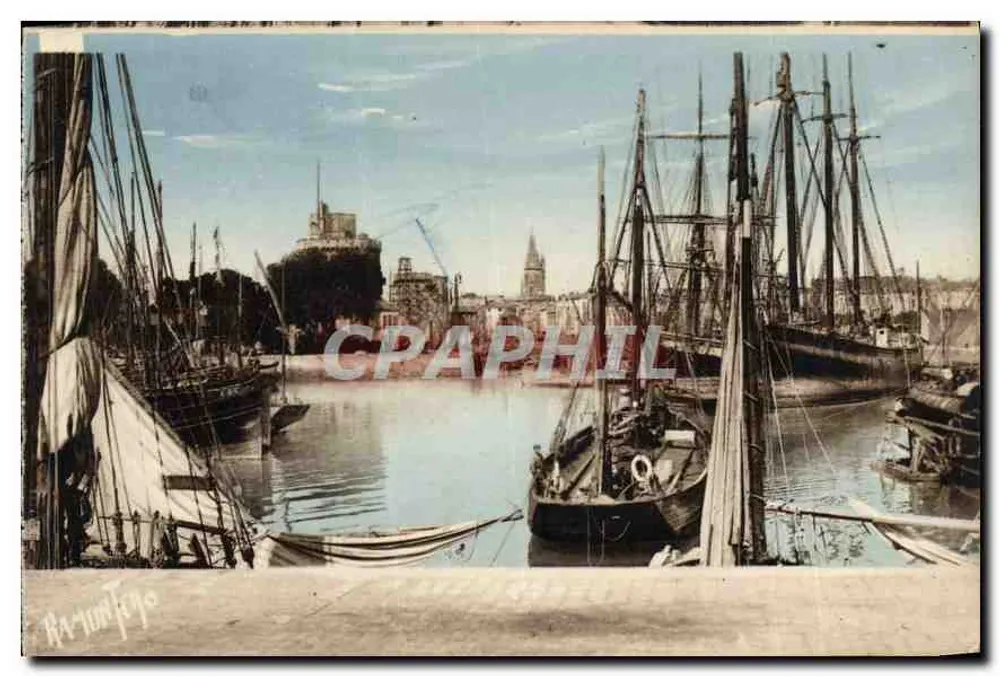 La Rochelle — Le Bassin Vieux — Editions Artistiques R. Bergevin - Vorderseite