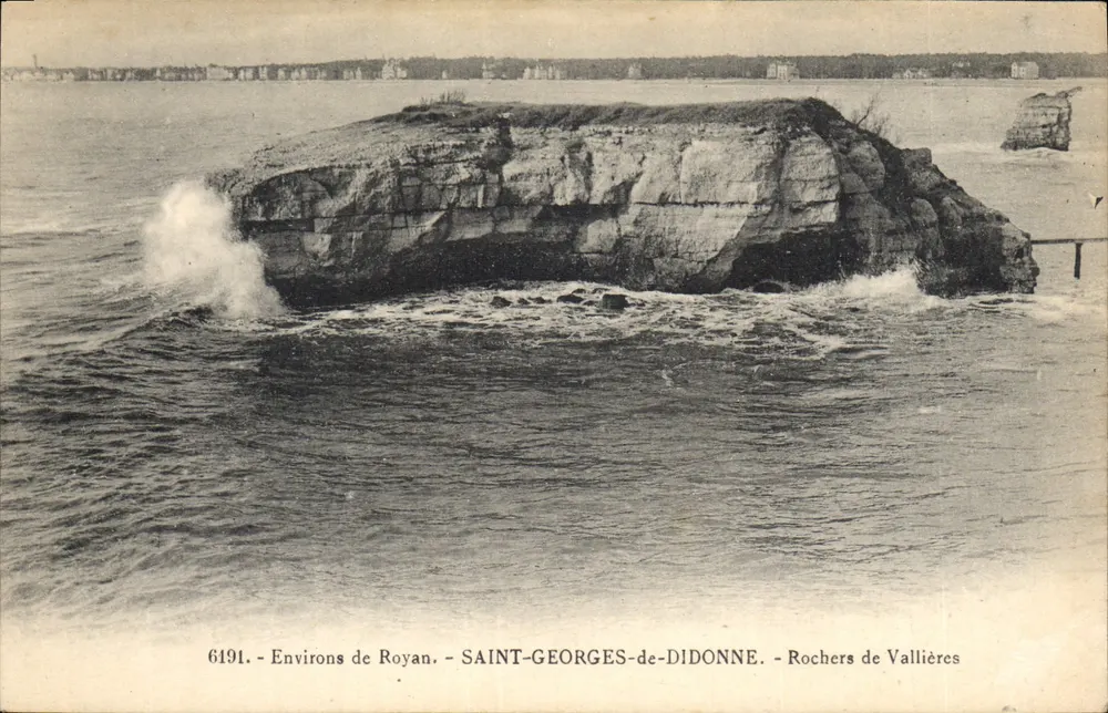 Rochers de Vallières — Umgebung von Royan — SAINT-GEORGES-de-DIDONNE — n° 6191 - Vorderseite