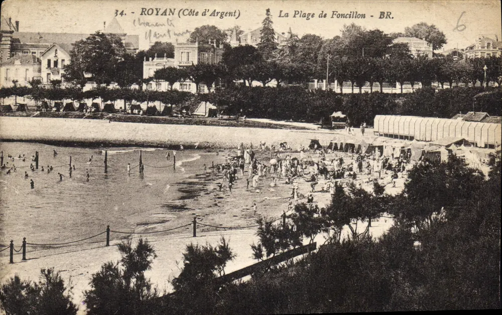 Strand von Foncillon — Royan (Côte d'Argent) — BR. - Vorderseite