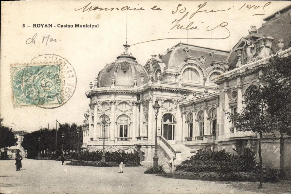Royan - Casino Municipal — editor Ch. Mar. n°3 - Frente