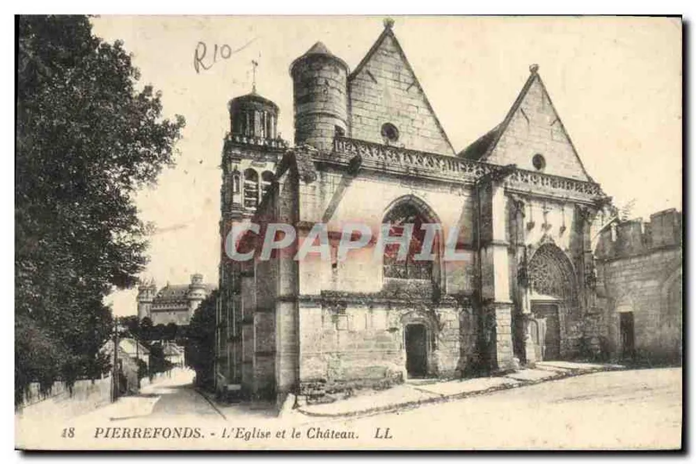 Pierrefonds - A Igreja e o Castelo — LL, n°48 - Frente