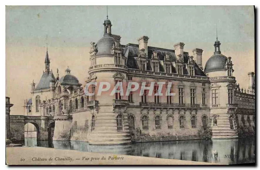 Schloss Chantilly — Ansicht vom Parterre — NIPPE - Vorderseite