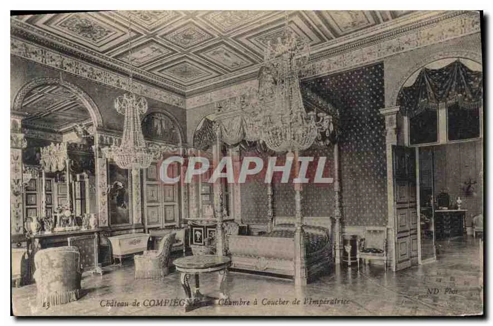 Castelo de Compiègne — Quarto de Dormir da Imperatriz — ND Phot - Frente
