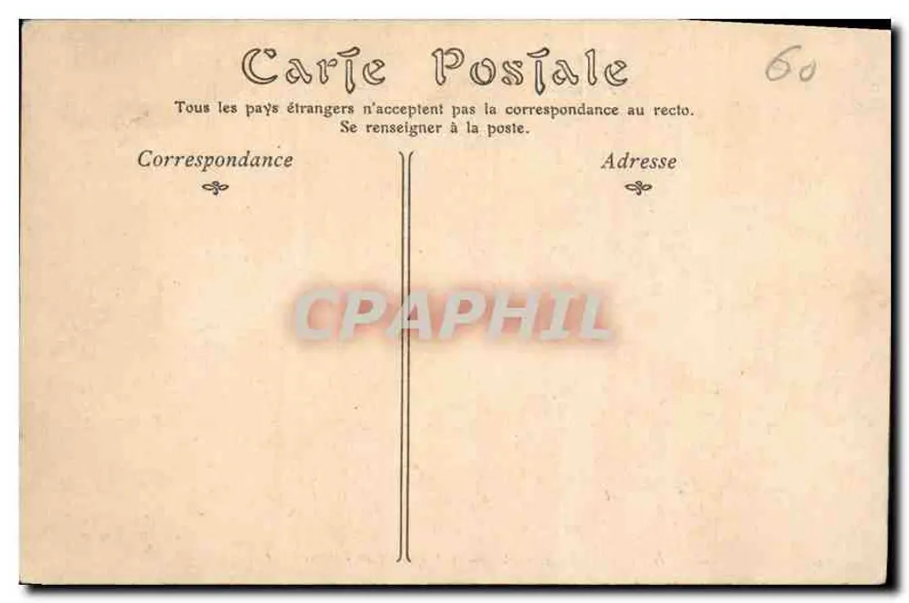 Castelo de Compiègne — Quarto de Dormir da Imperatriz — ND Phot - Verso