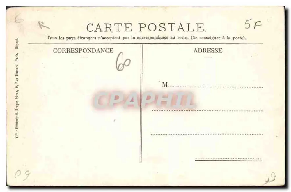 Senlis - Abside da Catedral — Vignon fils, editor, n°4 - Verso