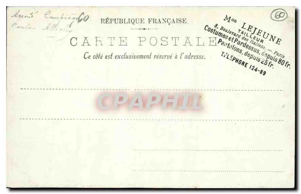 Castelo de Pierrefonds — A Capela — Rippon, Paris - Verso