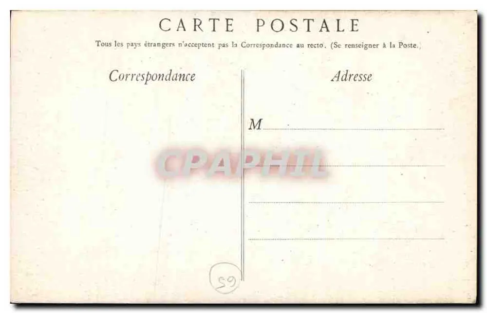 Saint-Sauveur — O Ponte — Ed. F. V. n°79 - Verso