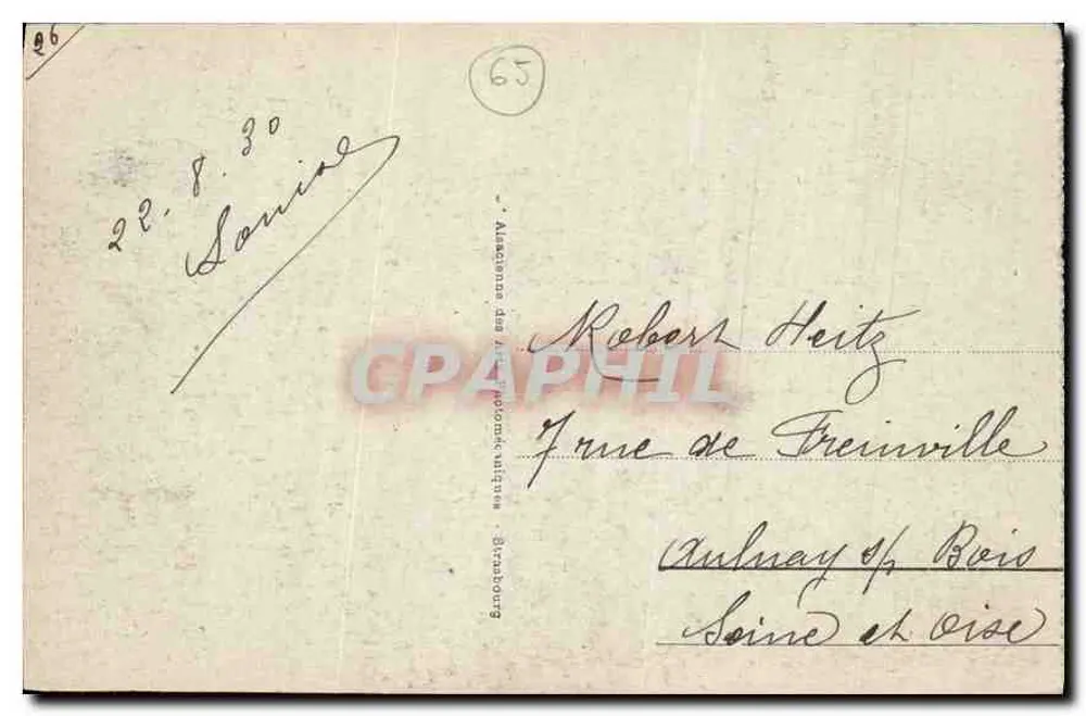 St-Sauveur - O Ponte Napoléon — editor desconhecido, n° 9 - Verso