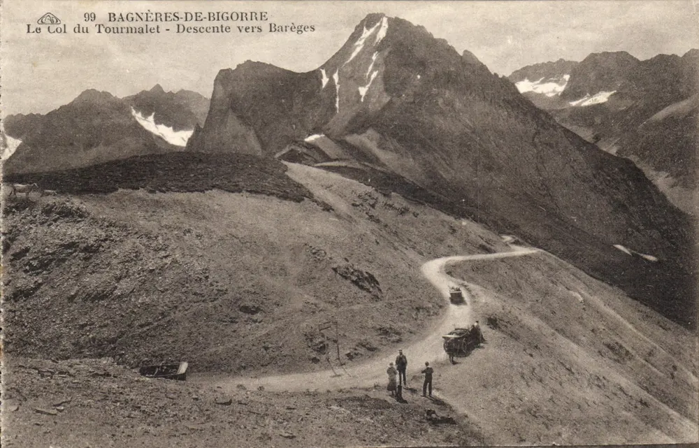 Col du Tourmalet — Abstieg nach Barèges — Bagnères-de-Bigorre, n°99 - Vorderseite