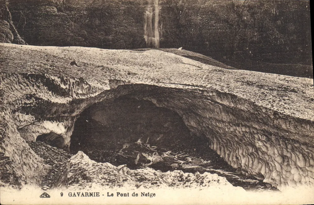 Gavarnie - O Ponte de Neve — editor desconhecido, n° 9 - Frente