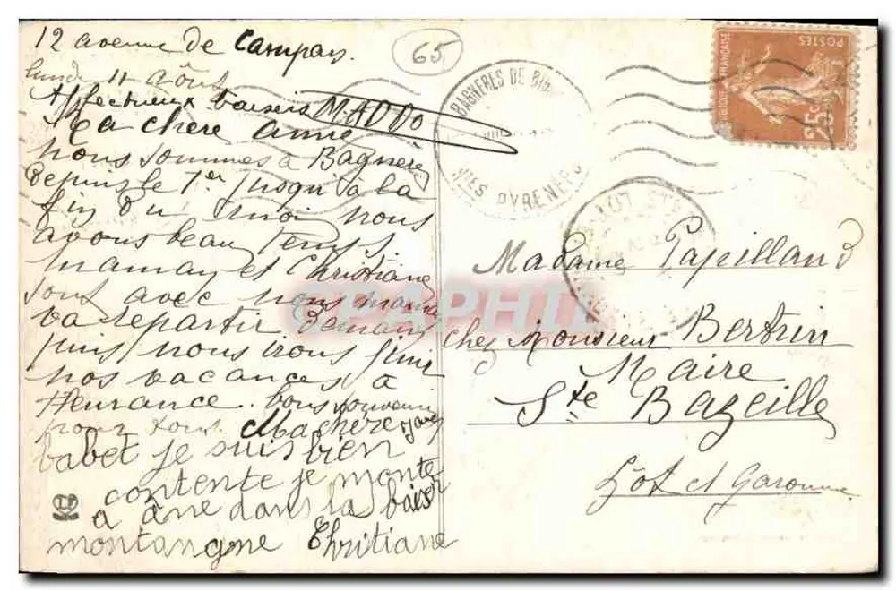 O Cabino - Neo Termas - Bagnères-de-Bigorre — Les Hautes-Pyrénées, 471 - Verso