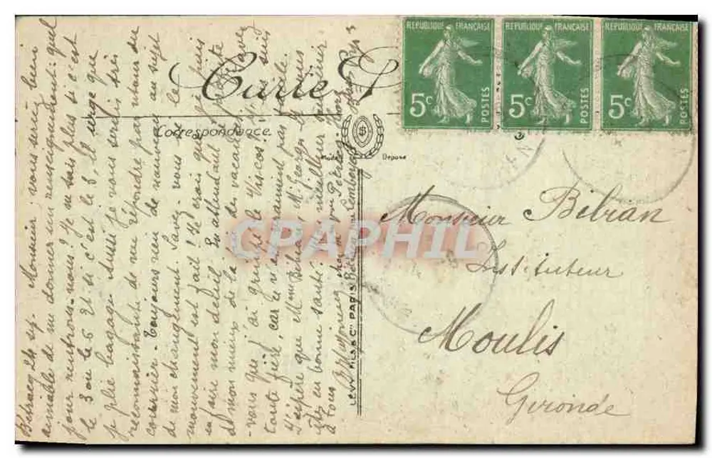 Arredores de Cauterets — Cachoeiras de Lutour — LL - Verso