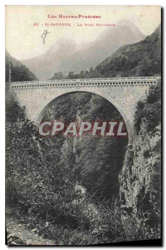 St-Sauveur - El Puente Napoleón — Las Altas Pirineos, n°32 - Anverso
