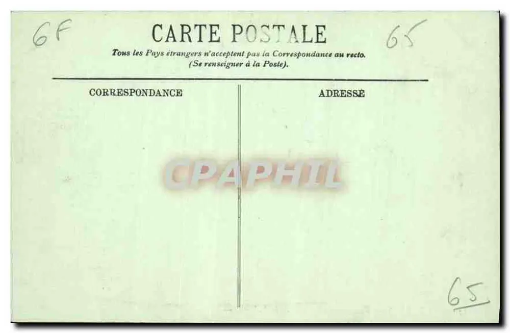 Cauterets — Ansicht vom Chemin de la Raillère — LL. — Nr. 144 - Rückseite