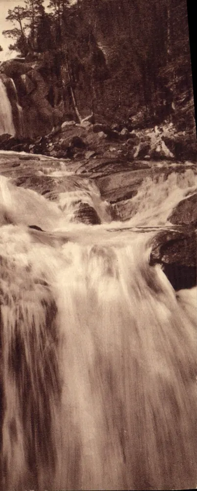 Cachoeira do Pont d'Espagne — Cauterets, arredores — Éditions Jové, Pau (B.P.) — N° 115 - Frente