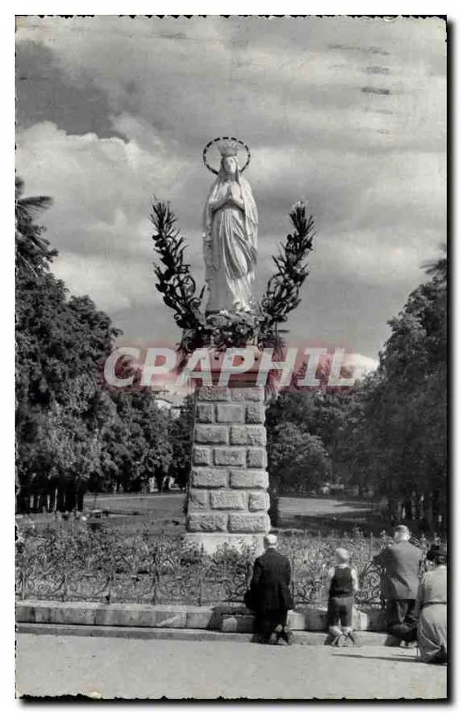 A Virgem Coroada — Lourdes — Edição Palaix - Frente