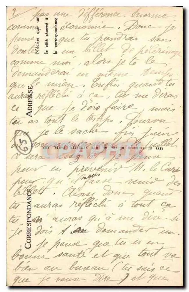 Bagnères-de-Bigorre — Ansicht vom Bédat — L.L. - Rückseite