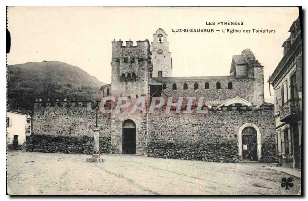 Luz-Sauveur — Die Templerkirche — Verlag: G. Bouluch - Vorderseite