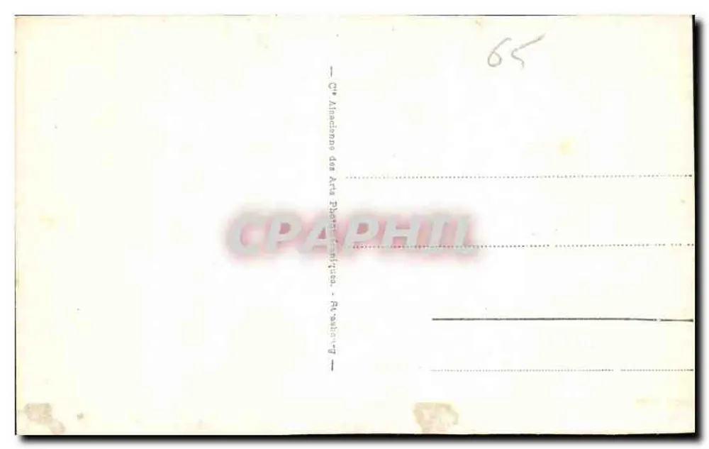 Lourdes - A Basílica e as Pirineus — Editor Alphonse des Arts Photographiques, n° 221 - Verso