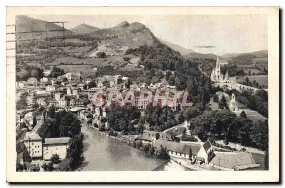 Lourdes — Allgemeiner Blick vom Schloss aus — Foto-Ausgabe Quintet, Nr. 29 - Vorderseite