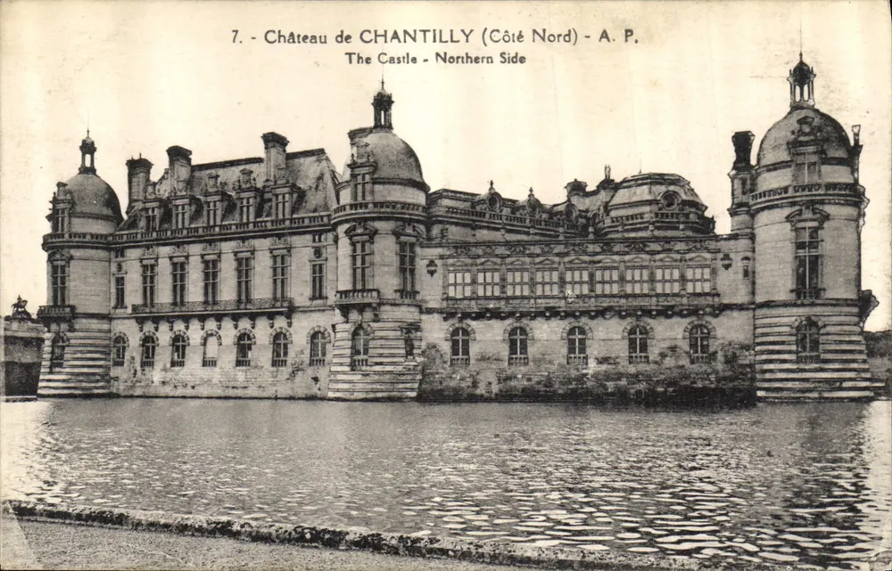 Castelo de Chantilly — Lado Norte — A. P. - Frente