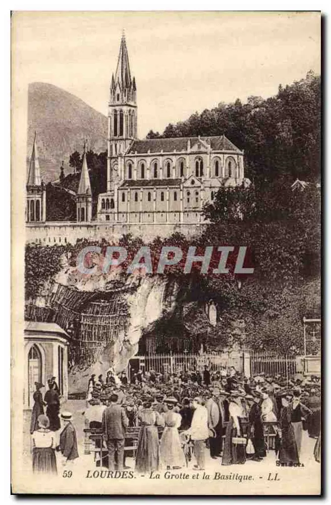 LOURDES. A Gruta e a Basílica. - LL. - St. Bell. - Frente