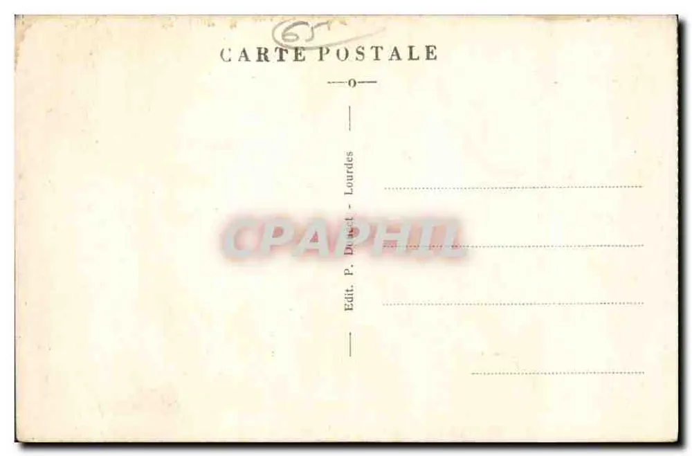 Gavarnie — Vista Geral — P.D. - Verso