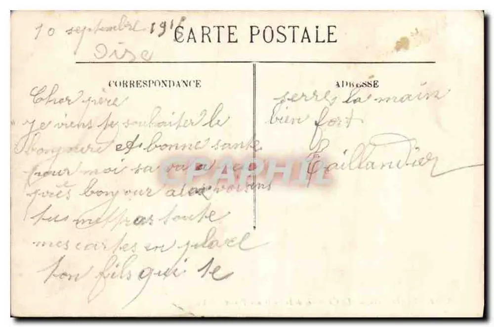 Pierrefonds — Die Kamin der Halle der Ritter — LL. n°55 - Rückseite