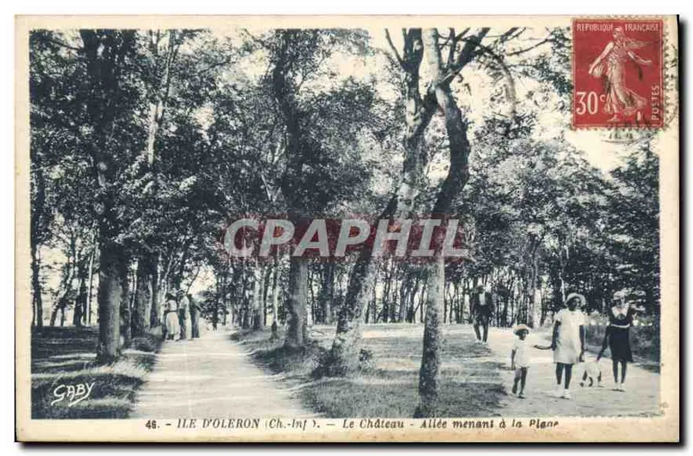 Insel Oléron (Ch.-Inf.) — Schloss — Weg führend zum Feld — Verlag Saby, n°48 - Vorderseite