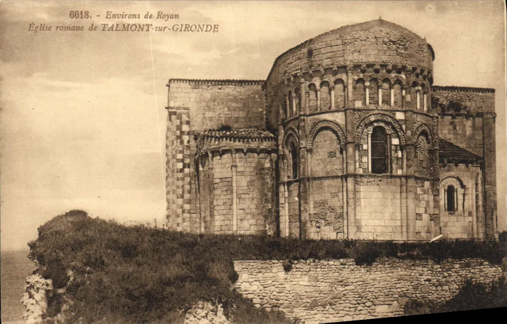 Römische Kirche von Talmont-sur-Gironde — Umgebung von Royan — R. Bergevin, La Rochelle - Vorderseite