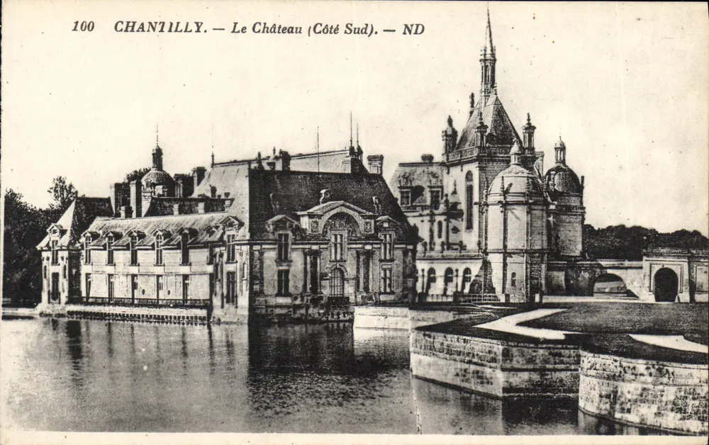 Chantilly — O Castelo (Lado Sul) — ND - Frente