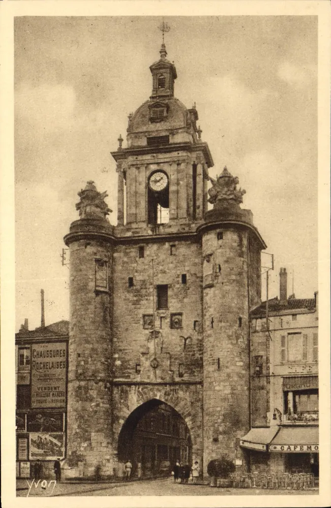 La Rochelle — Turm der Großen Uhr — Yvon Art Editions - Vorderseite