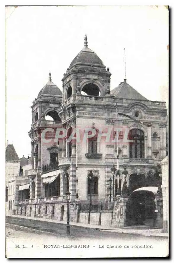 Royan-les-Bains — Ansicht des Casinos von Foncillon — H.L. 1 - Vorderseite