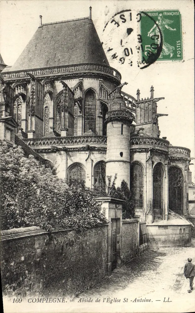 Compiègne — Abside da Igreja de São Antônio — LL. n°169 - Frente