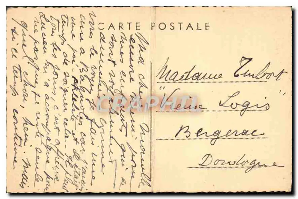 Das Hotel Cordier in Tessé-la-Madeleine — Thermalbad Bagnoles-de-l'Orne — Verlag unbekannt - Rückseite