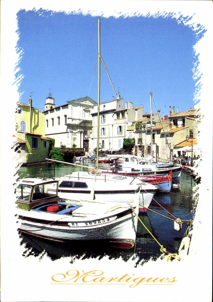 Martigues — Port de plaisance — Éditeur AS de Cour - Recto